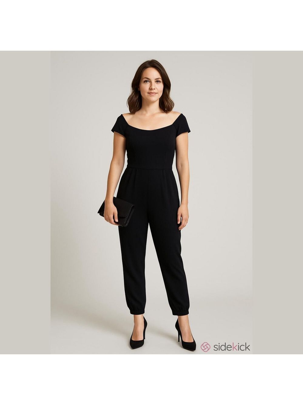 Retro Cottage Country Off the Shoulder Coastal Jumpsuit/Romper